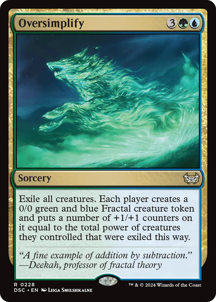 Sursimplifier — Duskmourn: House of Horror Commander — Magic: The Gathering