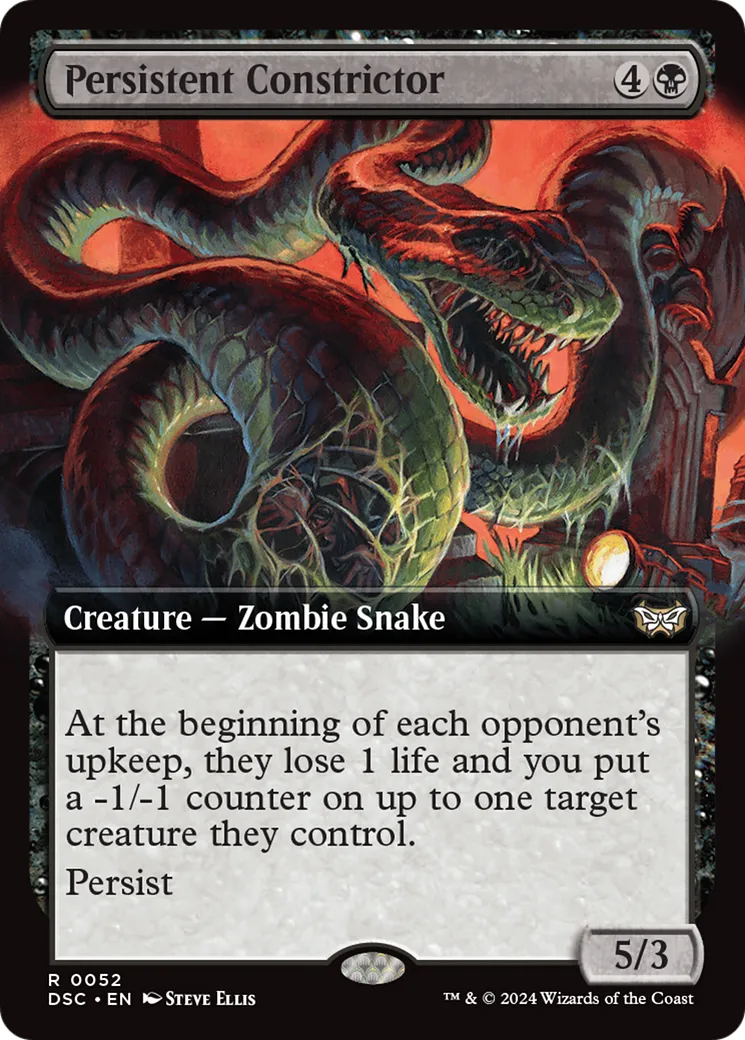 Constricteur tenace — Duskmourn: House of Horror Commander — Magic: The Gathering