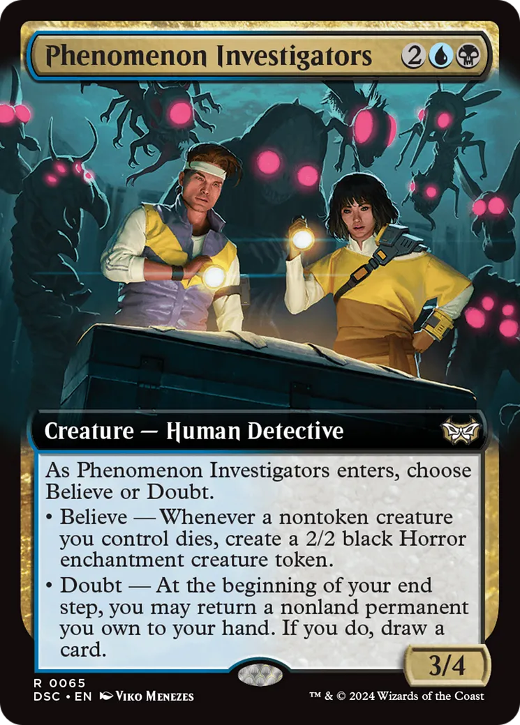 Enquêteurs de phénomènes — Duskmourn: House of Horror Commander — Magic: The Gathering