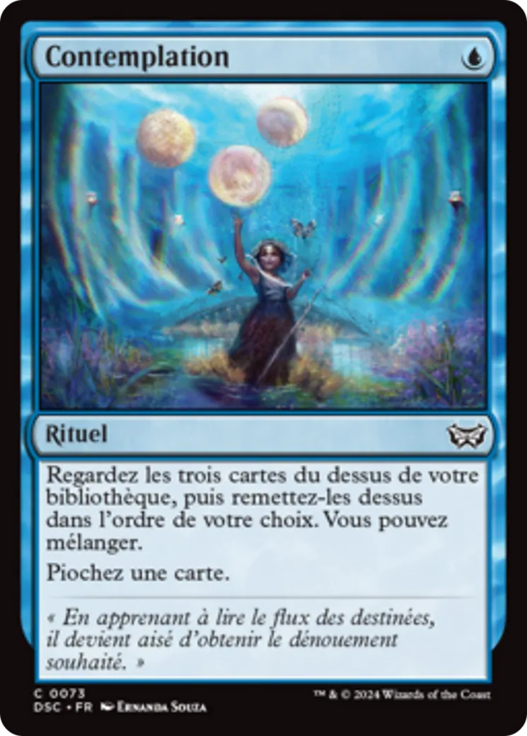 Contemplation — Duskmourn: House of Horror Commander — Magic: The Gathering