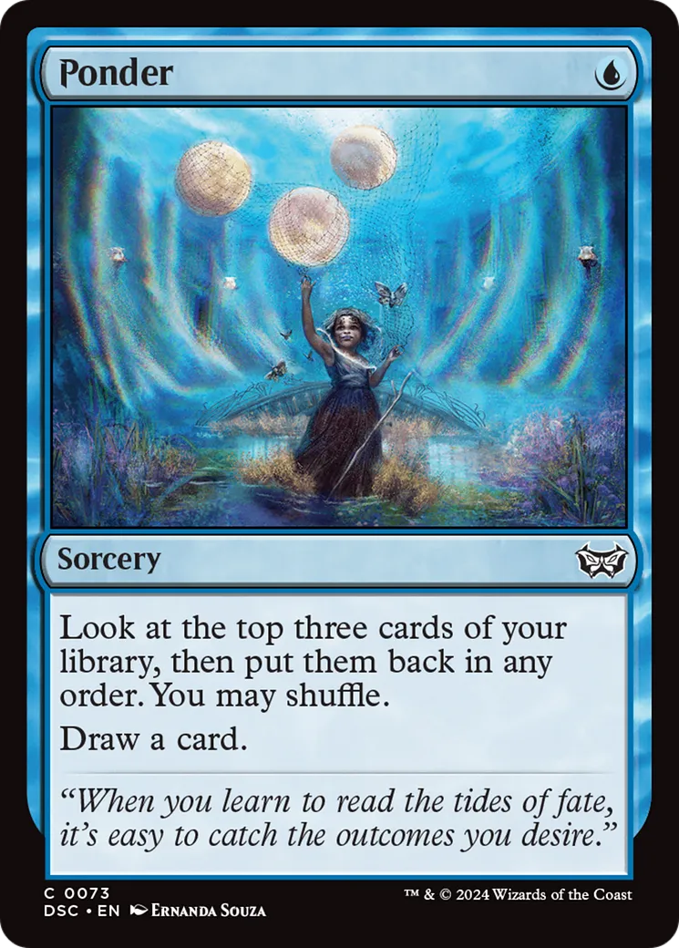 Contemplation — Duskmourn: House of Horror Commander — Magic: The Gathering