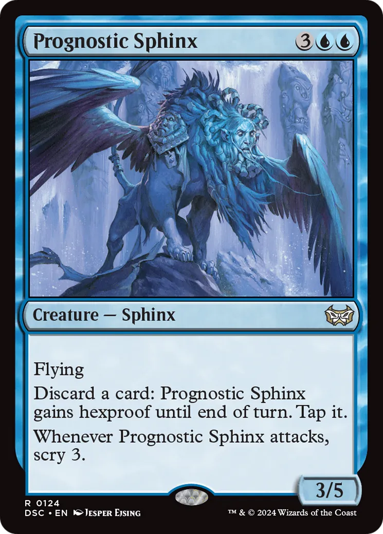 Sphinx des auspices — Duskmourn: House of Horror Commander — Magic: The Gathering