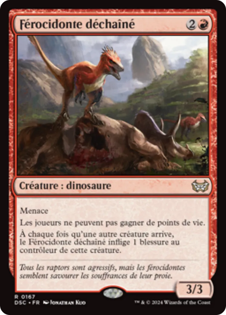 Férocidonte déchaîné — Duskmourn: House of Horror Commander — Magic: The Gathering