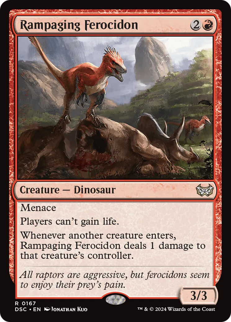 Férocidonte déchaîné — Duskmourn: House of Horror Commander — Magic: The Gathering