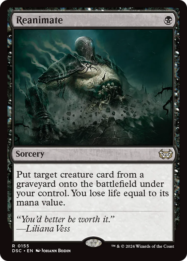 Reanimate — Duskmourn: House of Horror Commander — Magic: The Gathering
