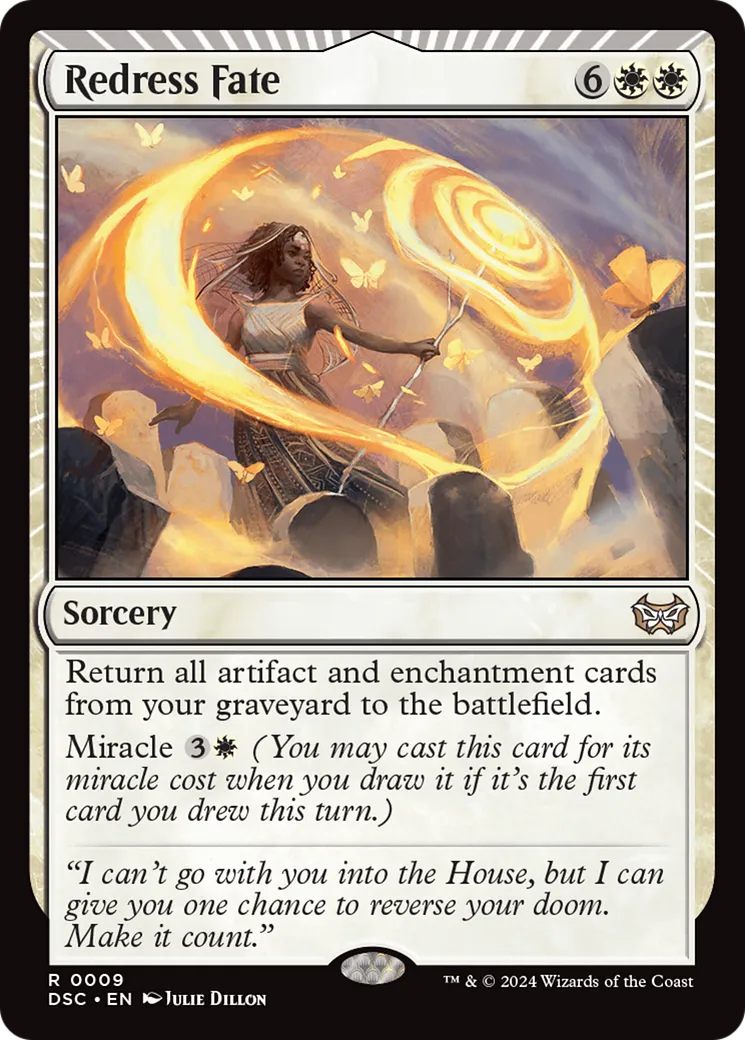 Redress Fate — Duskmourn: House of Horror Commander — Magic: The Gathering