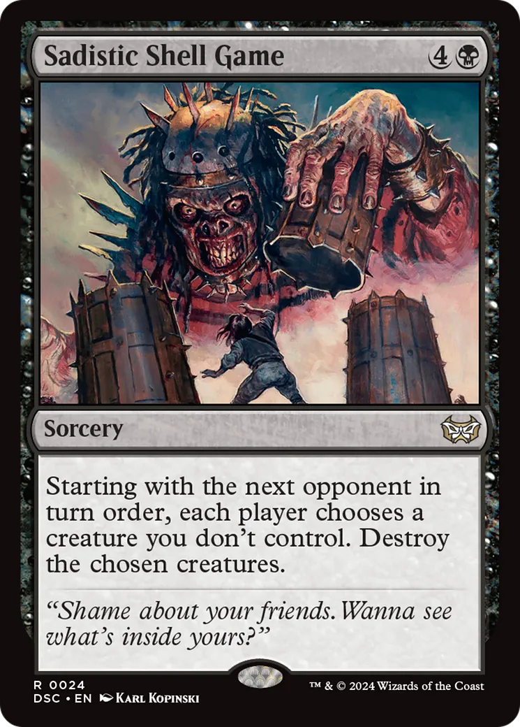 Bonneteau sadique — Duskmourn: House of Horror Commander — Magic: The Gathering