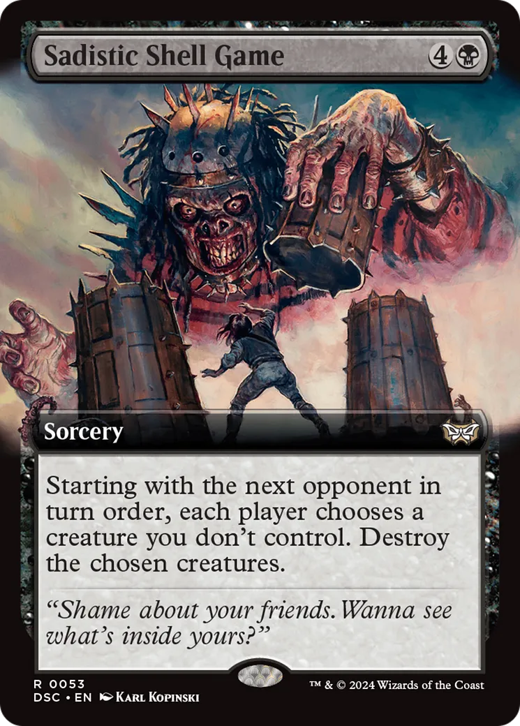 Bonneteau sadique — Duskmourn: House of Horror Commander — Magic: The Gathering