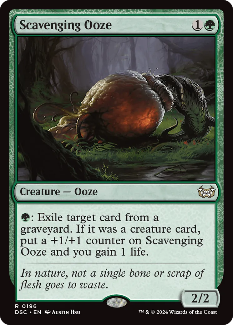 Scavenging Ooze — Duskmourn: House of Horror Commander — Magic: The Gathering