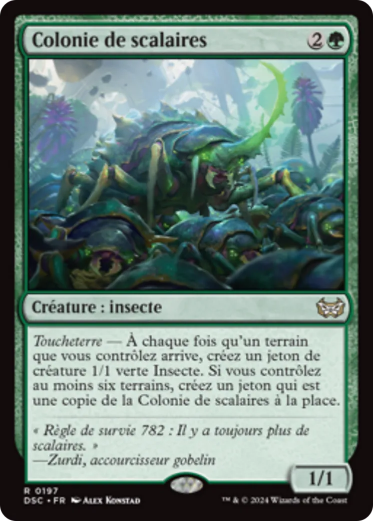 Colonie de scalaires — Duskmourn: House of Horror Commander — Magic: The Gathering