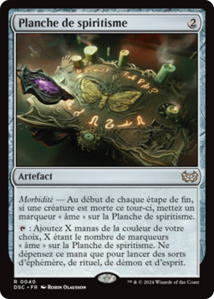 Planche de spiritisme — Duskmourn: House of Horror Commander — Magic: The Gathering