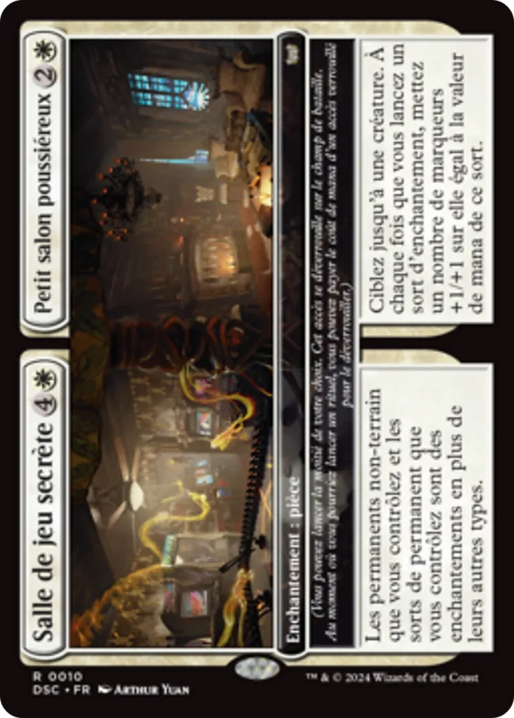 Secret Arcade // Dusty Parlor // Secret Arcade // Dusty Parlor — Duskmourn: House of Horror Commander — Magic: The Gathering