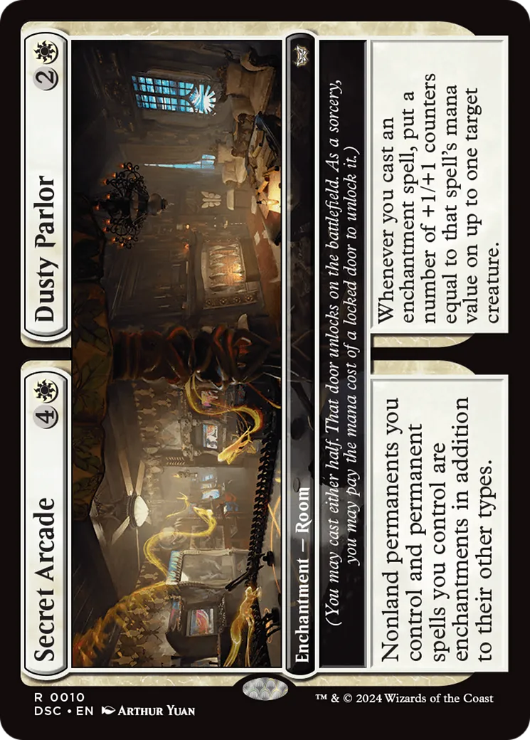 Secret Arcade // Dusty Parlor — Duskmourn: House of Horror Commander — Magic: The Gathering