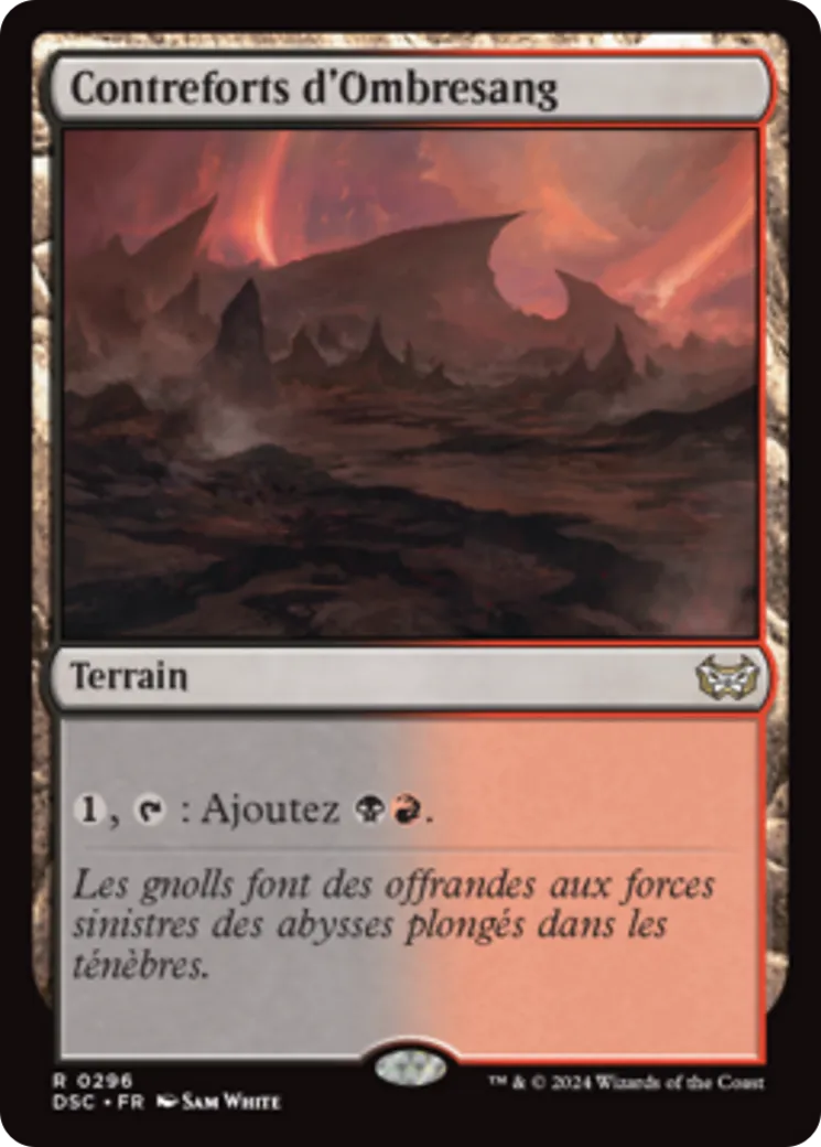 Contreforts d'Ombresang — Duskmourn: House of Horror Commander — Magic: The Gathering
