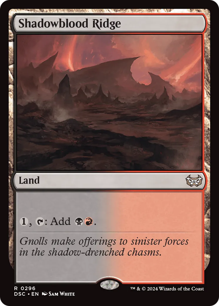 Contreforts d'Ombresang — Duskmourn: House of Horror Commander — Magic: The Gathering