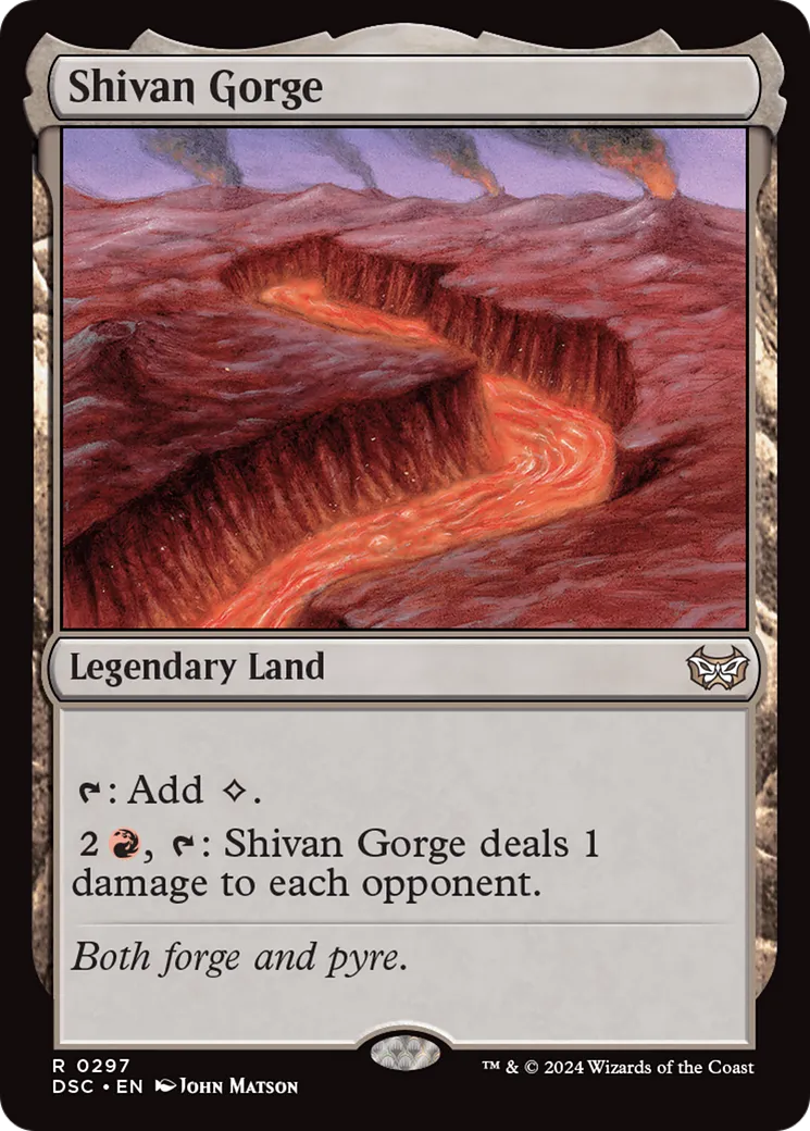 Gorge de Shiv — Duskmourn: House of Horror Commander — Magic: The Gathering