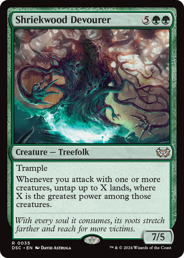 Shriekwood Devourer — Duskmourn: House of Horror Commander — Magic: The Gathering
