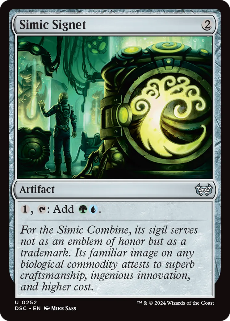 Simic Signet — Duskmourn: House of Horror Commander — Magic: The Gathering