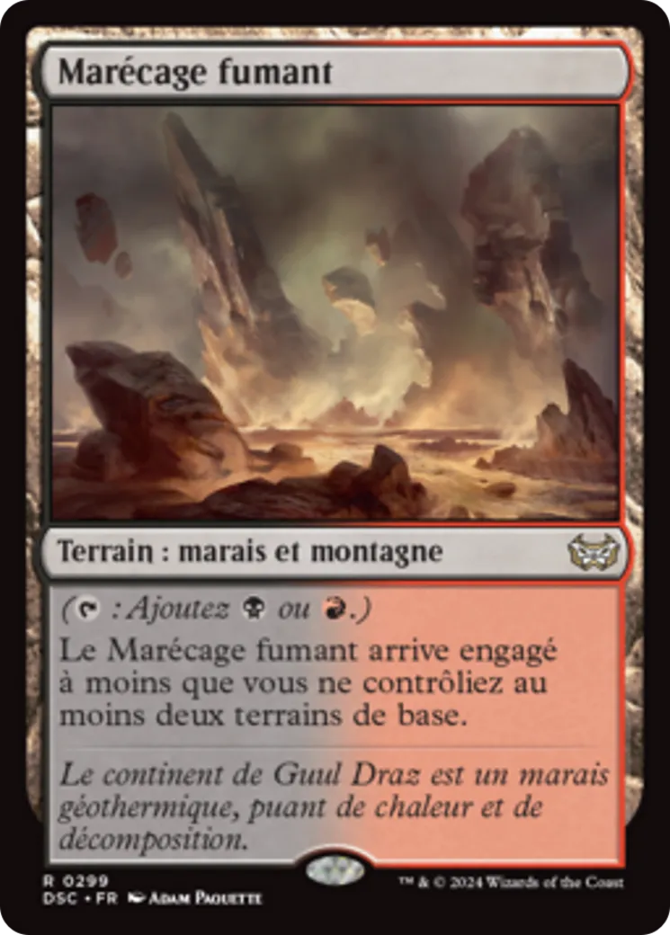 Marécage fumant — Duskmourn: House of Horror Commander — Magic: The Gathering