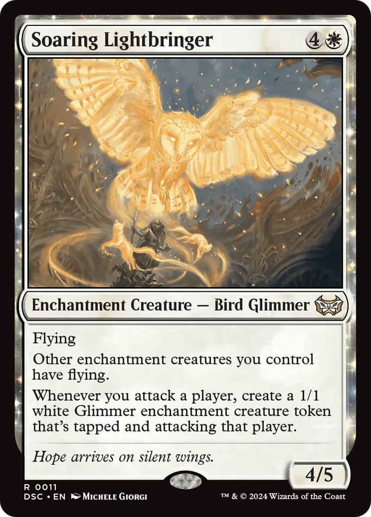 Porteur de la lumière en essor — Duskmourn: House of Horror Commander — Magic: The Gathering