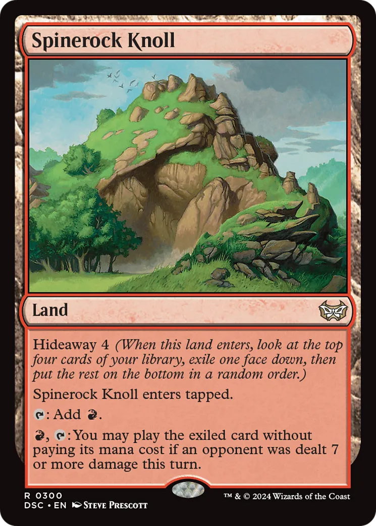 Spinerock Knoll — Duskmourn: House of Horror Commander — Magic: The Gathering