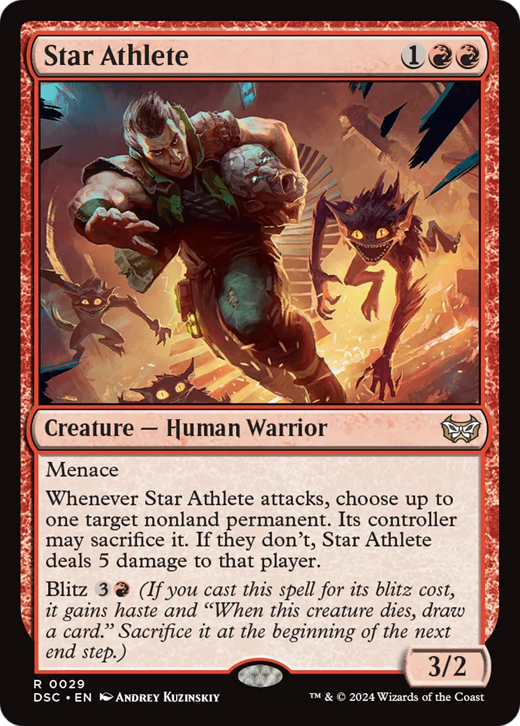 Athlète vedette — Duskmourn: House of Horror Commander — Magic: The Gathering