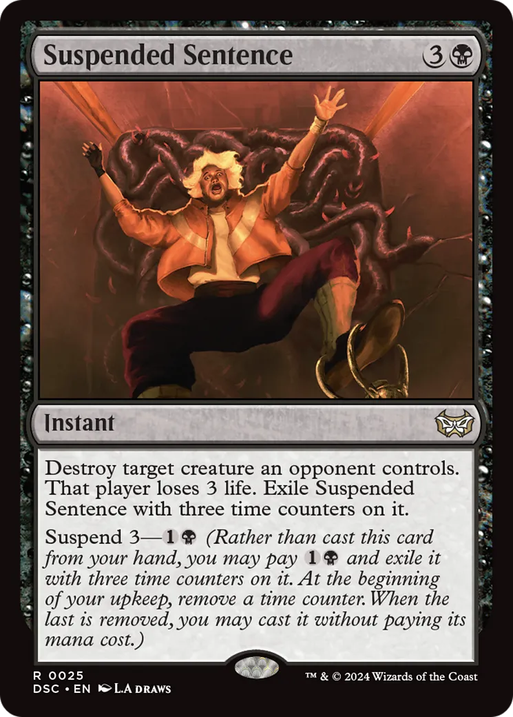 Peine suspendue — Duskmourn: House of Horror Commander — Magic: The Gathering