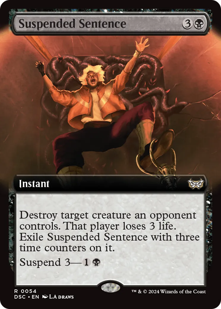 Peine suspendue — Duskmourn: House of Horror Commander — Magic: The Gathering