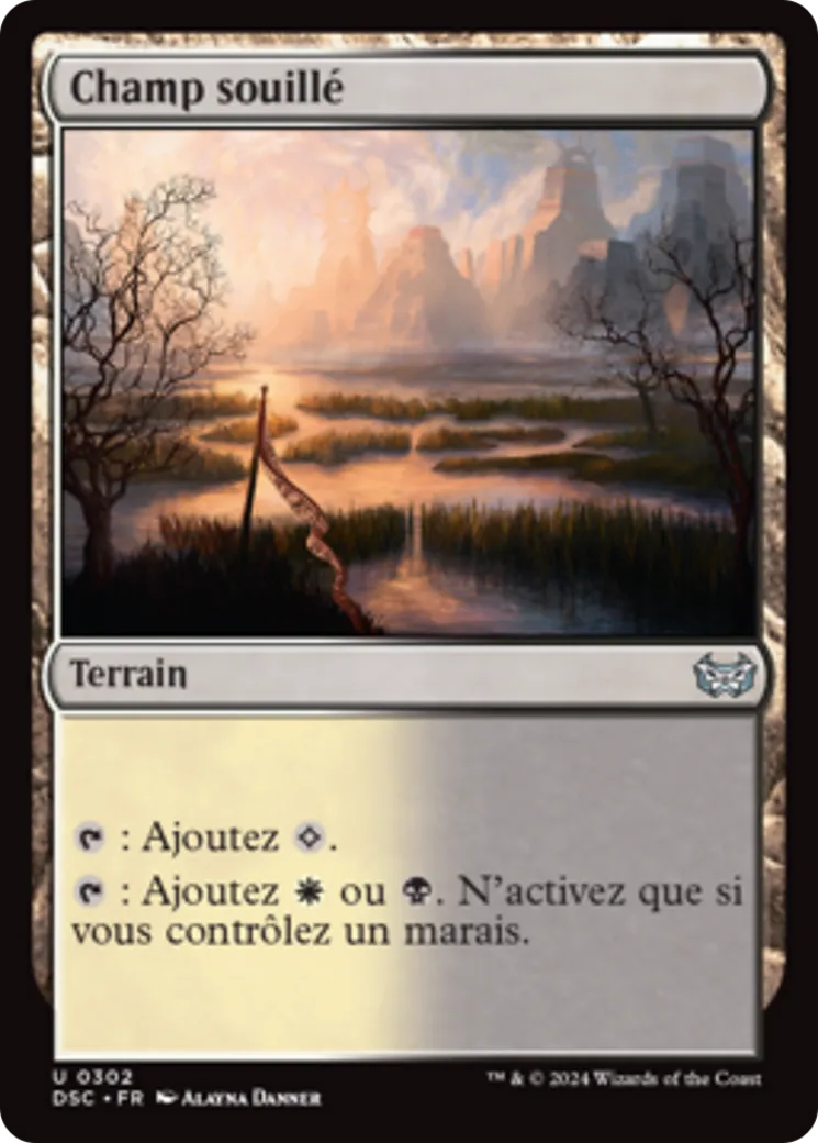 Champ souillé — Duskmourn: House of Horror Commander — Magic: The Gathering