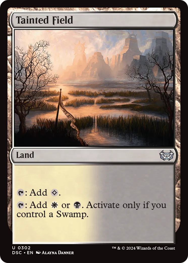 Tainted Field — Duskmourn: House of Horror Commander — Magic: The Gathering