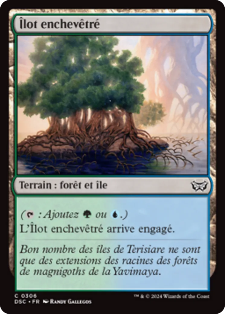 Îlot enchevêtré — Duskmourn: House of Horror Commander — Magic: The Gathering