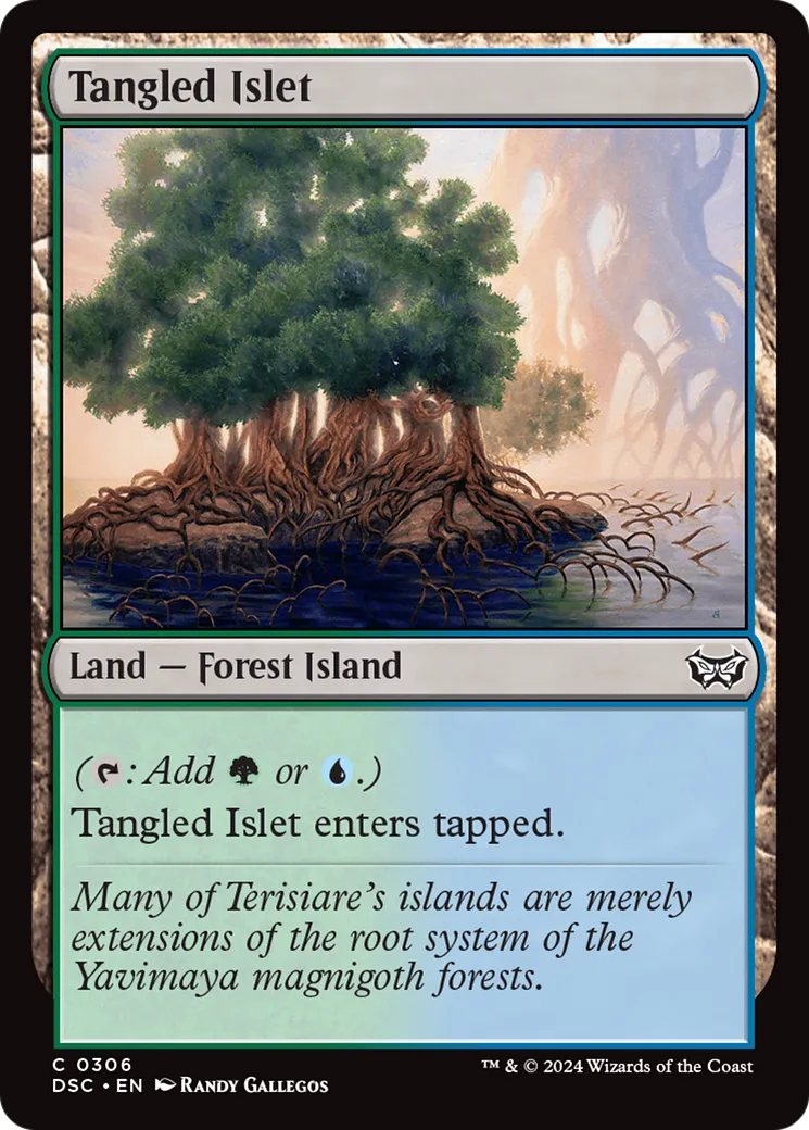 Tangled Islet — Duskmourn: House of Horror Commander — Magic: The Gathering