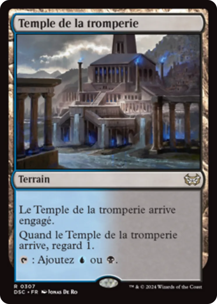 Temple de la tromperie — Duskmourn: House of Horror Commander — Magic: The Gathering