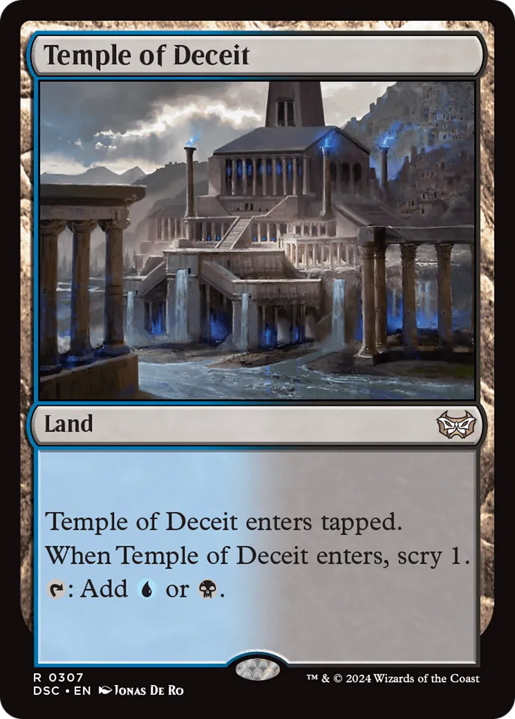 Temple of Deceit — Duskmourn: House of Horror Commander — Magic: The Gathering
