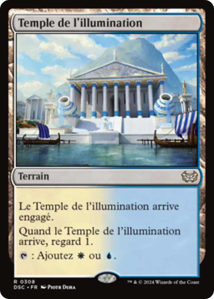 Temple de l'illumination — Duskmourn: House of Horror Commander — Magic: The Gathering