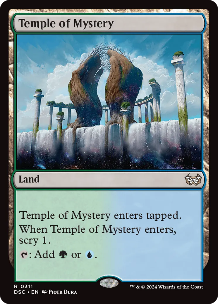 Temple of Mystery from Duskmourn: House of Horror Commander - Magic: The Gathering