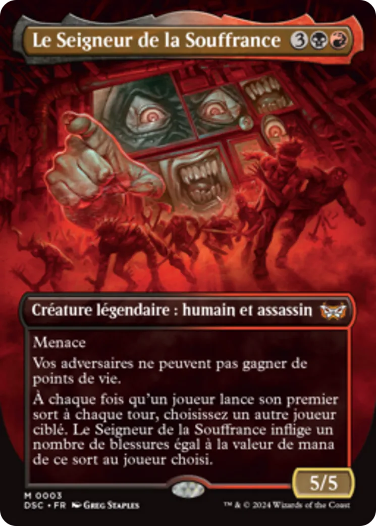 Le Seigneur de la Souffrance — Duskmourn: House of Horror Commander — Magic: The Gathering