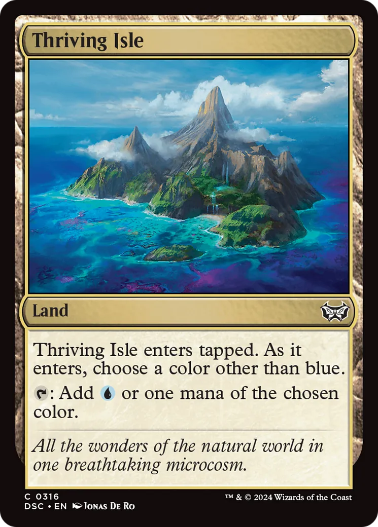 Île prospère — Duskmourn: House of Horror Commander — Magic: The Gathering