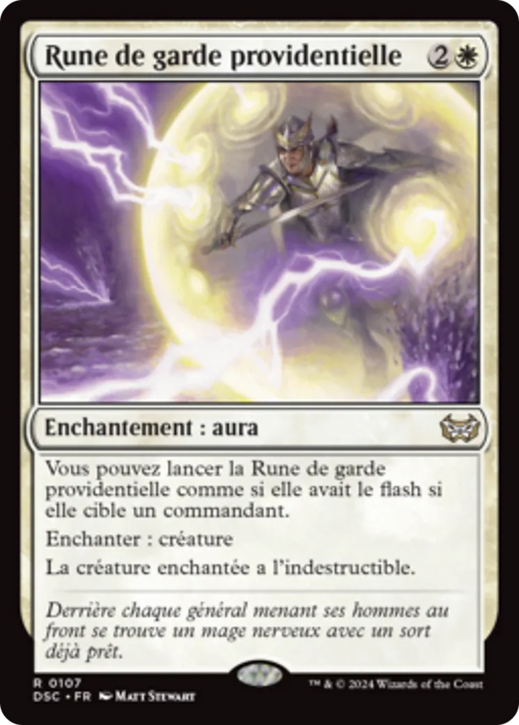Rune de garde providentielle — Duskmourn: House of Horror Commander — Magic: The Gathering