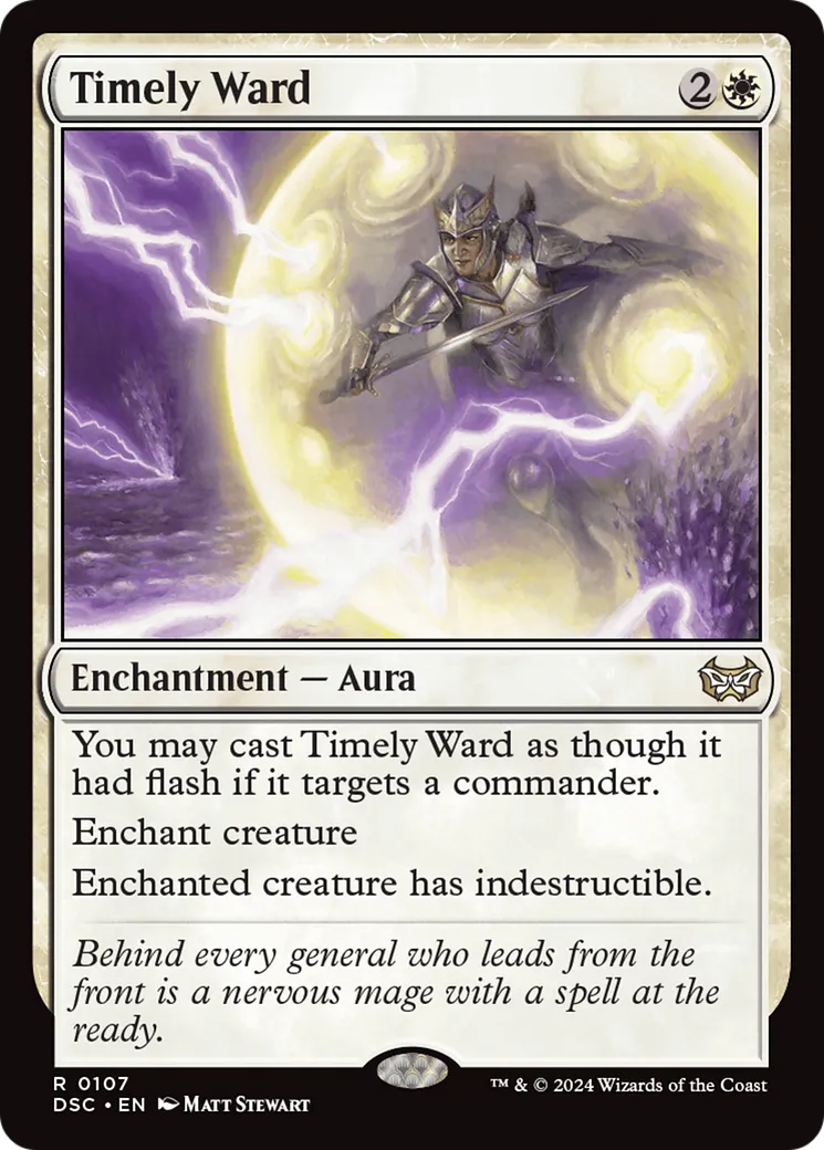 Rune de garde providentielle — Duskmourn: House of Horror Commander — Magic: The Gathering