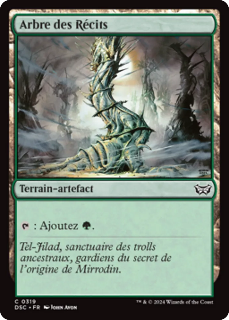 Arbre des Récits — Duskmourn: House of Horror Commander — Magic: The Gathering