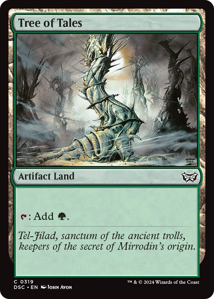 Arbre des Récits — Duskmourn: House of Horror Commander — Magic: The Gathering