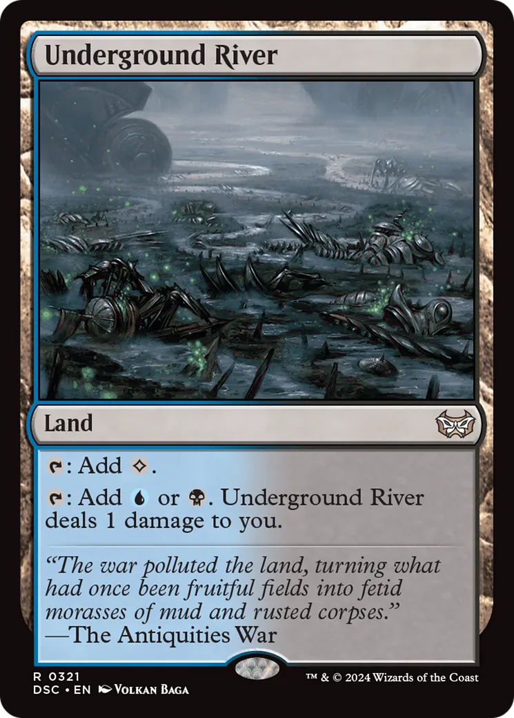 Rivière souterraine — Duskmourn: House of Horror Commander — Magic: The Gathering