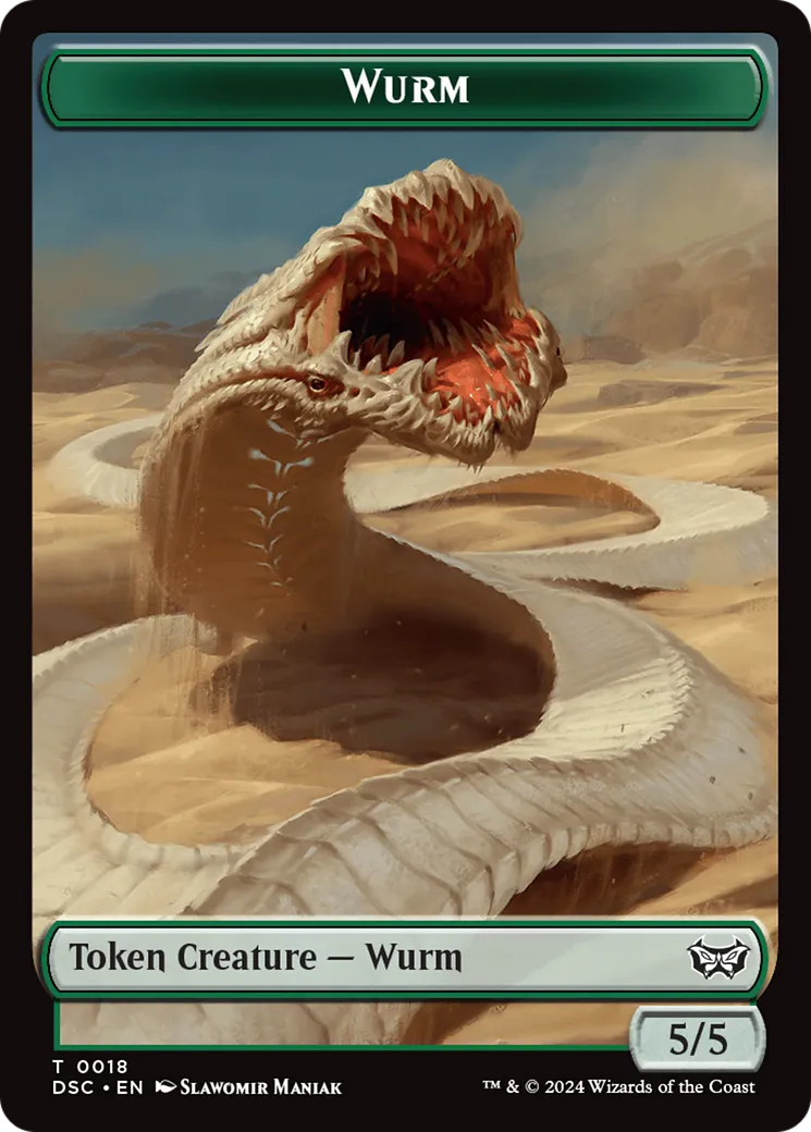 Wurm — Duskmourn: House of Horror Commander — Magic: The Gathering
