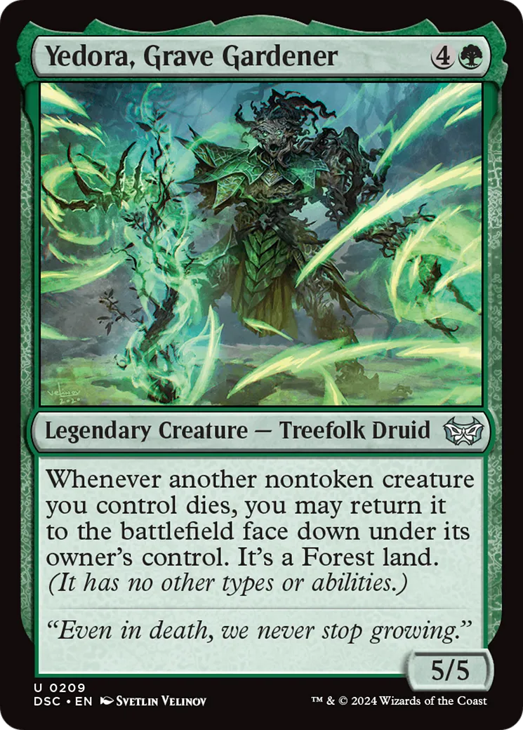 Yedora, jardinière des tombes — Duskmourn: House of Horror Commander — Magic: The Gathering