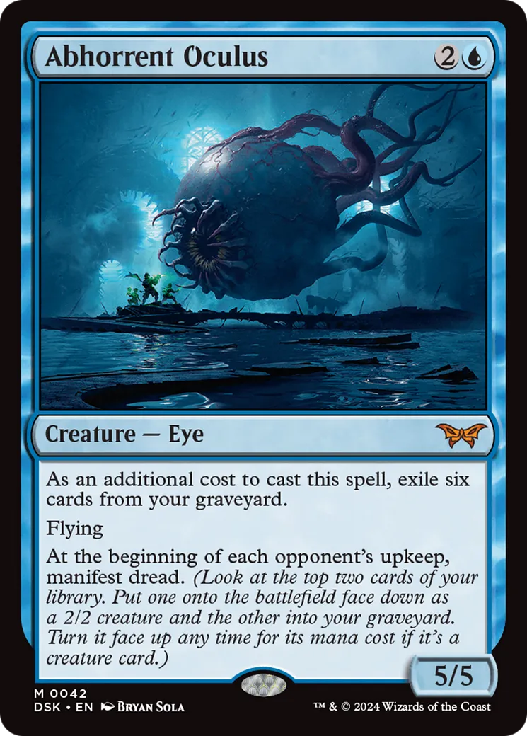 Abhorrent Oculus — Duskmourn: House of Horror — Magic: The Gathering