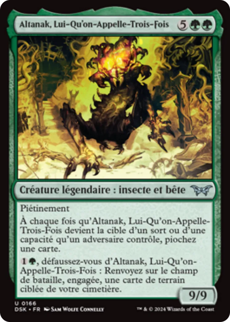 Altanak, Lui-Qu'on-Appelle-Trois-Fois — Duskmourn: House of Horror — Magic: The Gathering