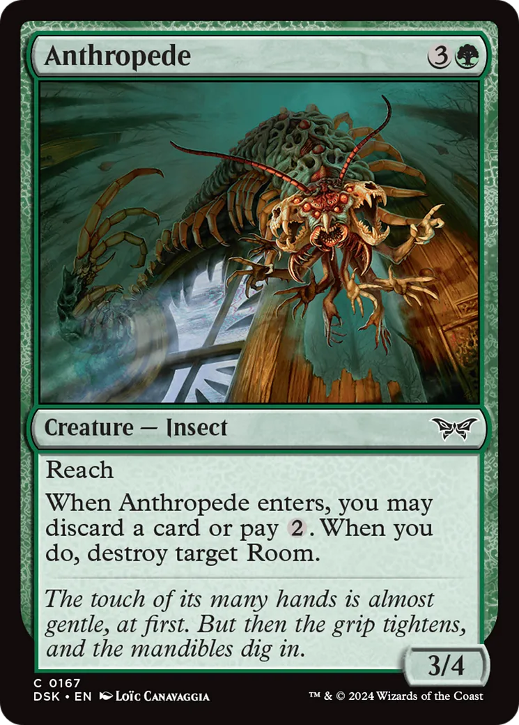 Anthropede — Duskmourn: House of Horror — Magic: The Gathering