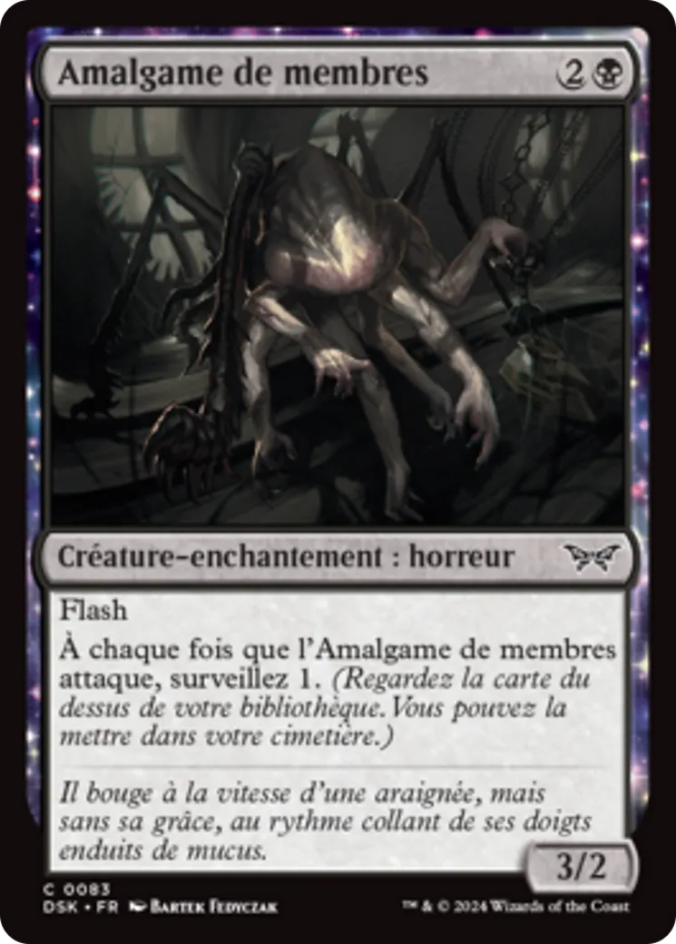 Amalgame de membres — Duskmourn: House of Horror — Magic: The Gathering