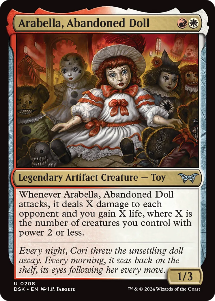 Arabella, Abandoned Doll — Duskmourn: House of Horror — Magic: The Gathering